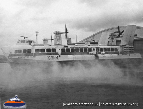 SRN4 prototype GH-2007 -  (credit: The <a href='http://www.hovercraft-museum.org/' target='_blank'>Hovercraft Museum Trust</a>).